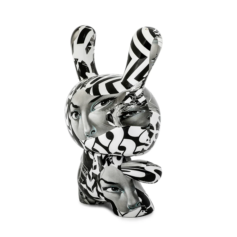 20th Anniversary Monochromic Dunny 8" Art Figure by Tristan Eaton (Limited Edition of 1000) - Image 4