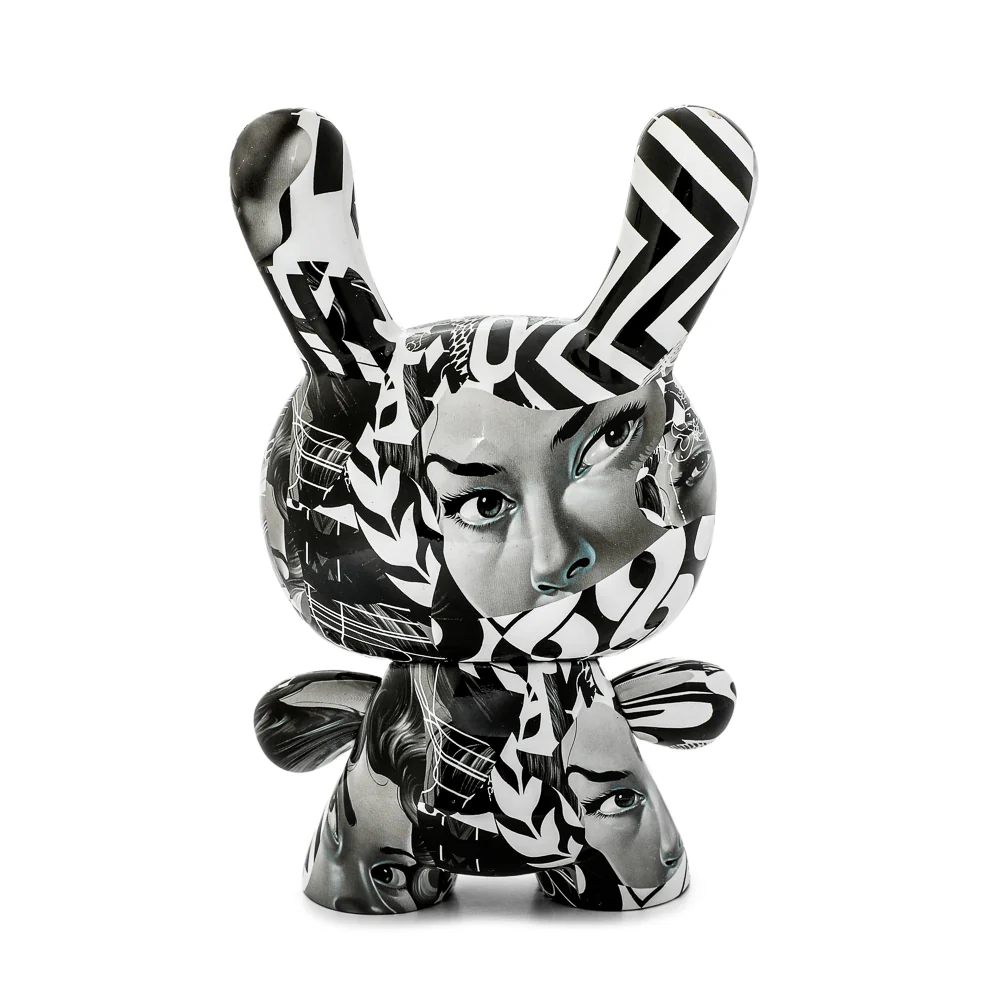 20th Anniversary Monochromic Dunny 8" Art Figure by Tristan Eaton (Limited Edition of 1000) - Image 5