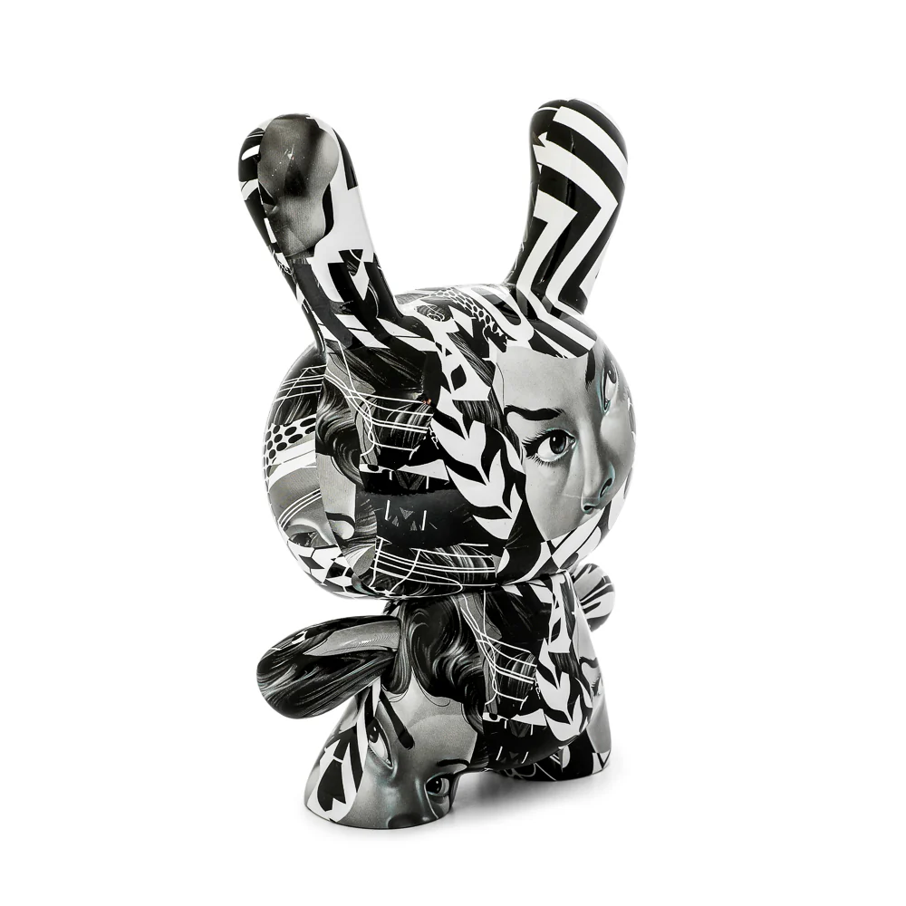 20th Anniversary Monochromic Dunny 8" Art Figure by Tristan Eaton (Limited Edition of 1000) - Image 6
