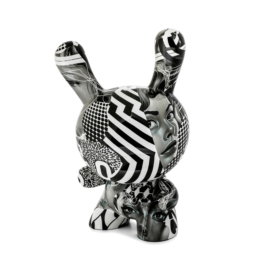20th Anniversary Monochromic Dunny 8" Art Figure by Tristan Eaton (Limited Edition of 1000) - Image 8