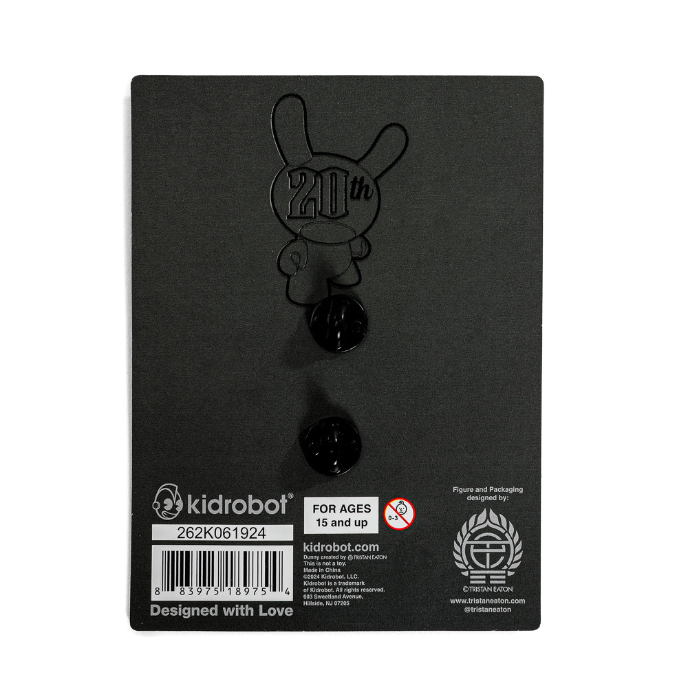 20th Anniversary Monochromic Dunny Pin by Tristan Eaton (Limited Edition of 500) - Image 5