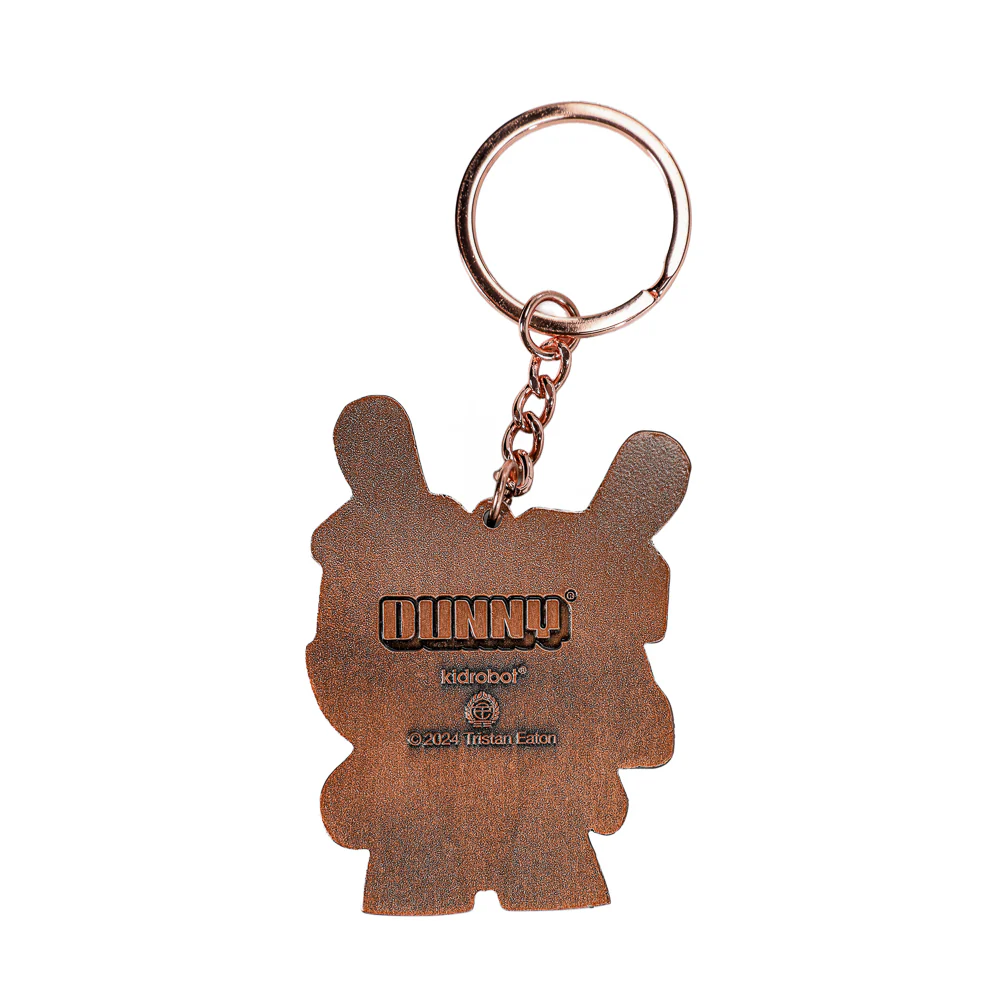 20th Anniversary Solid Metal Dunny Keychain - “Copperchrome” by Tristan Eaton (Limited Edition of 200) - Image 4
