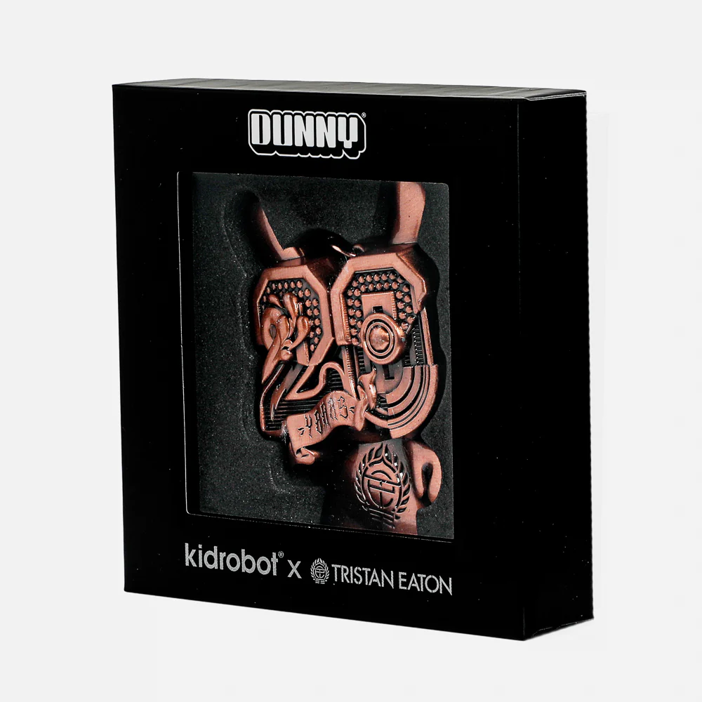 20th Anniversary Solid Metal Dunny Keychain - “Copperchrome” by Tristan Eaton (Limited Edition of 200) - Image 8