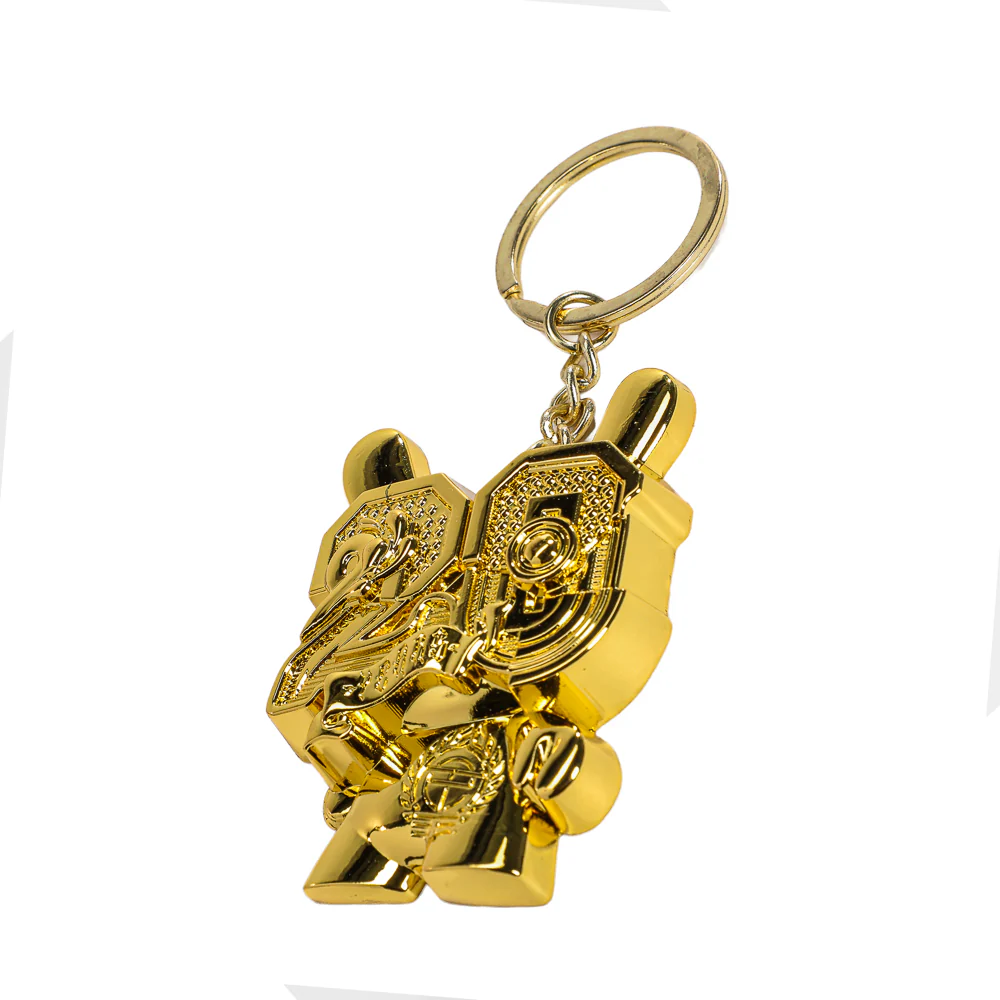 2024 CON EXCLUSIVE: 20th Anniversary Solid Metal Dunny Keychain - “Goldchrome” by Tristan Eaton (Limited Edition of 200) - Image 5