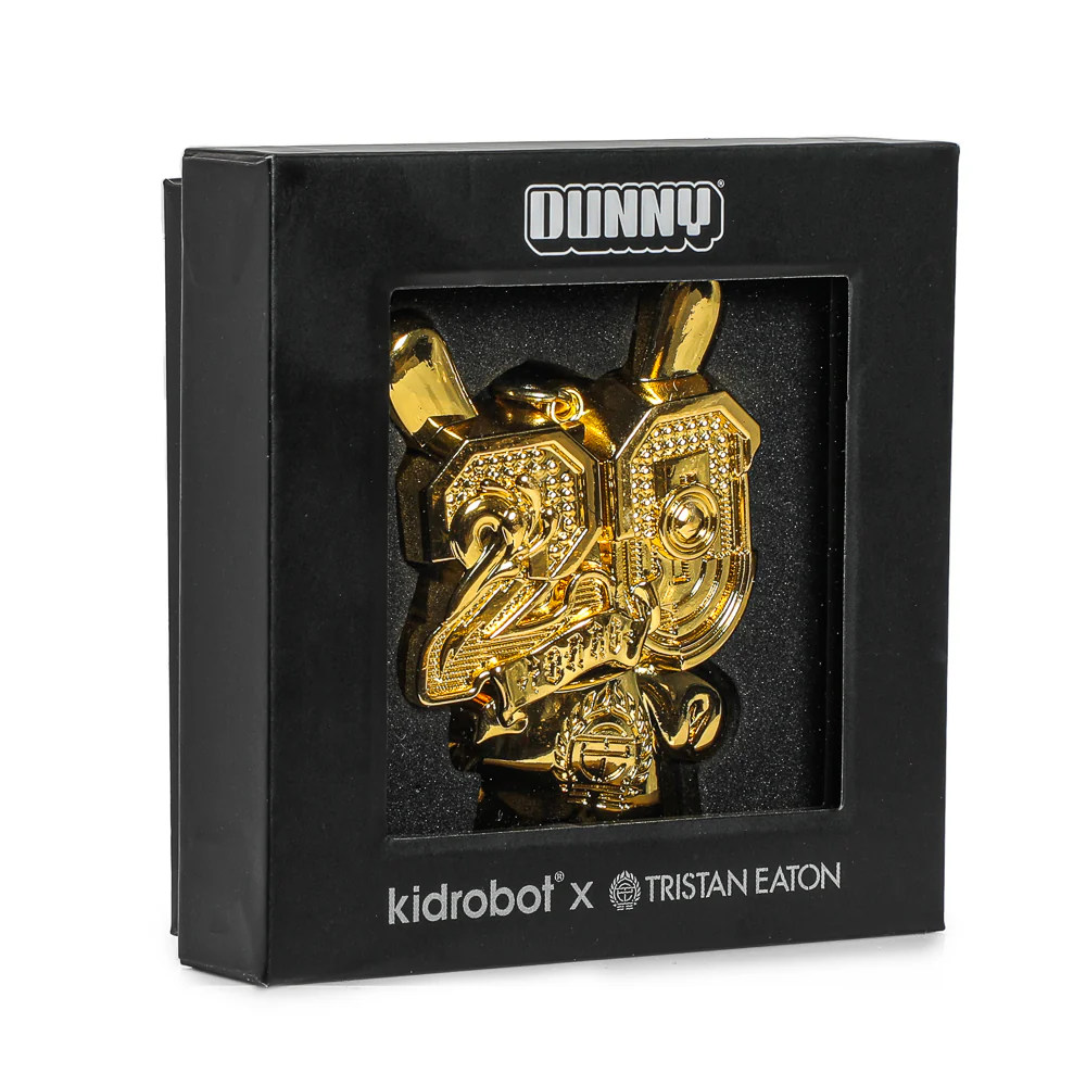 2024 CON EXCLUSIVE: 20th Anniversary Solid Metal Dunny Keychain - “Goldchrome” by Tristan Eaton (Limited Edition of 200) - Image 6
