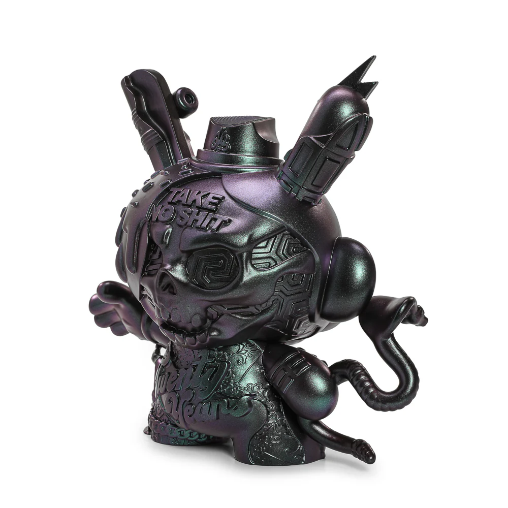 20th Anniversary Still Life Dunny 8" Art Figure by Tristan Eaton - Mystic Black Edition (Limited Edition of 300) - Image 10