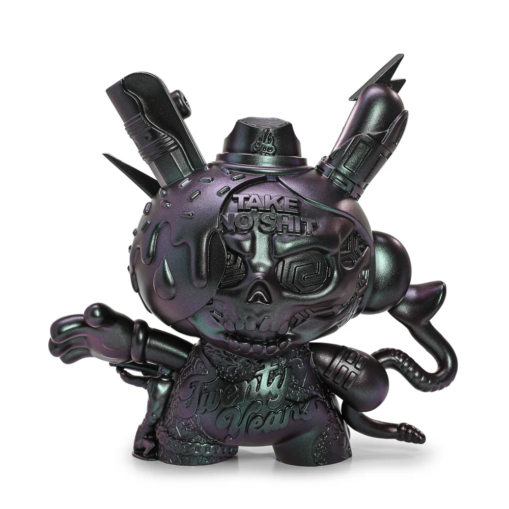 20th Anniversary Still Life Dunny 8" Art Figure by Tristan Eaton - Mystic Black Edition (Limited Edition of 300) - Image 11