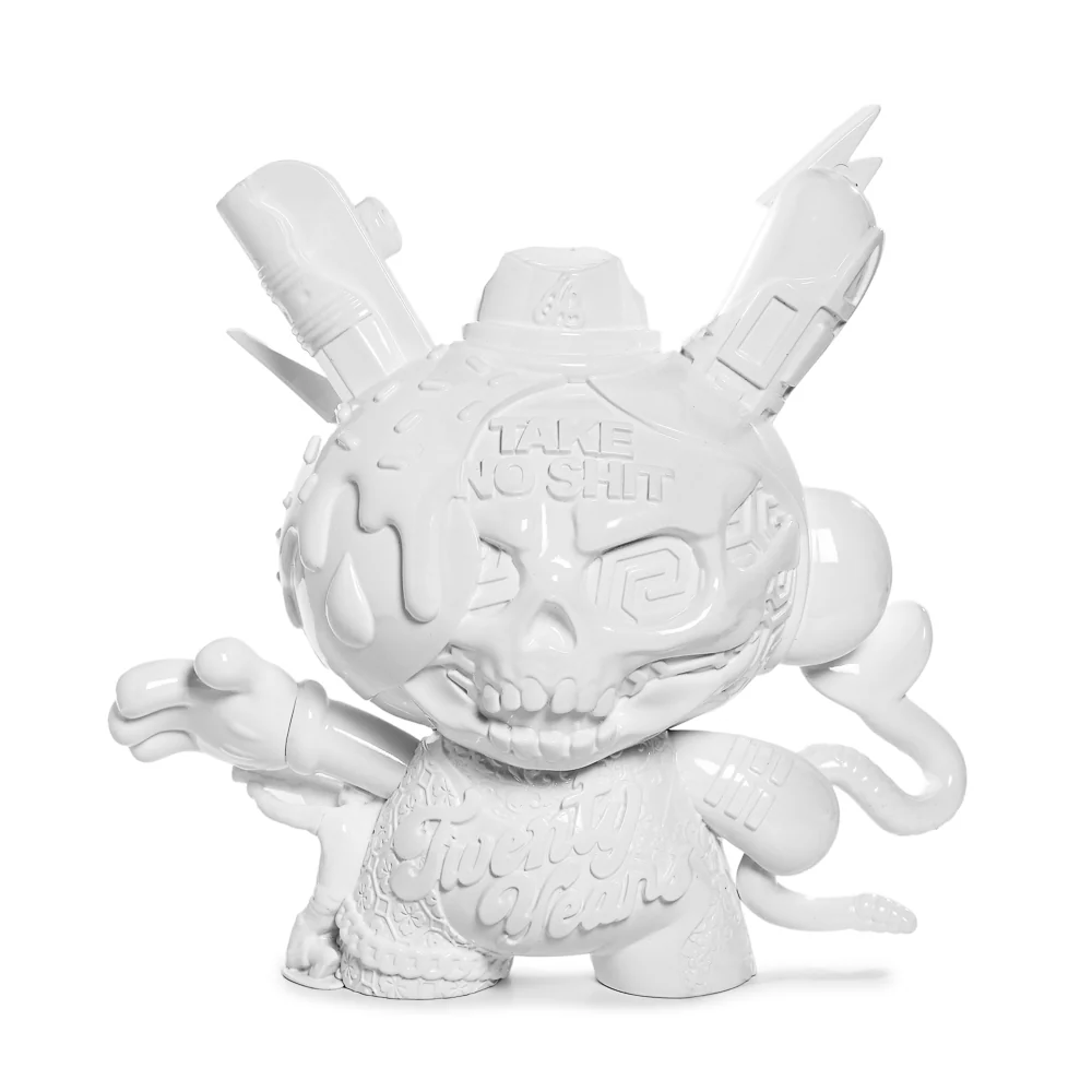 20th Anniversary Still Life Dunny 8" Art Figure - “Shock White” by Tristan Eaton - Image 6