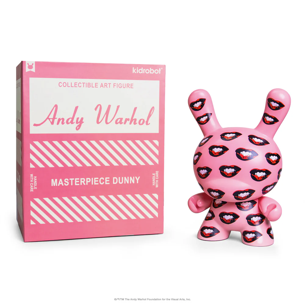 Andy Warhol 8" Masterpiece "Marilyn Lips" Dunny - Image 4