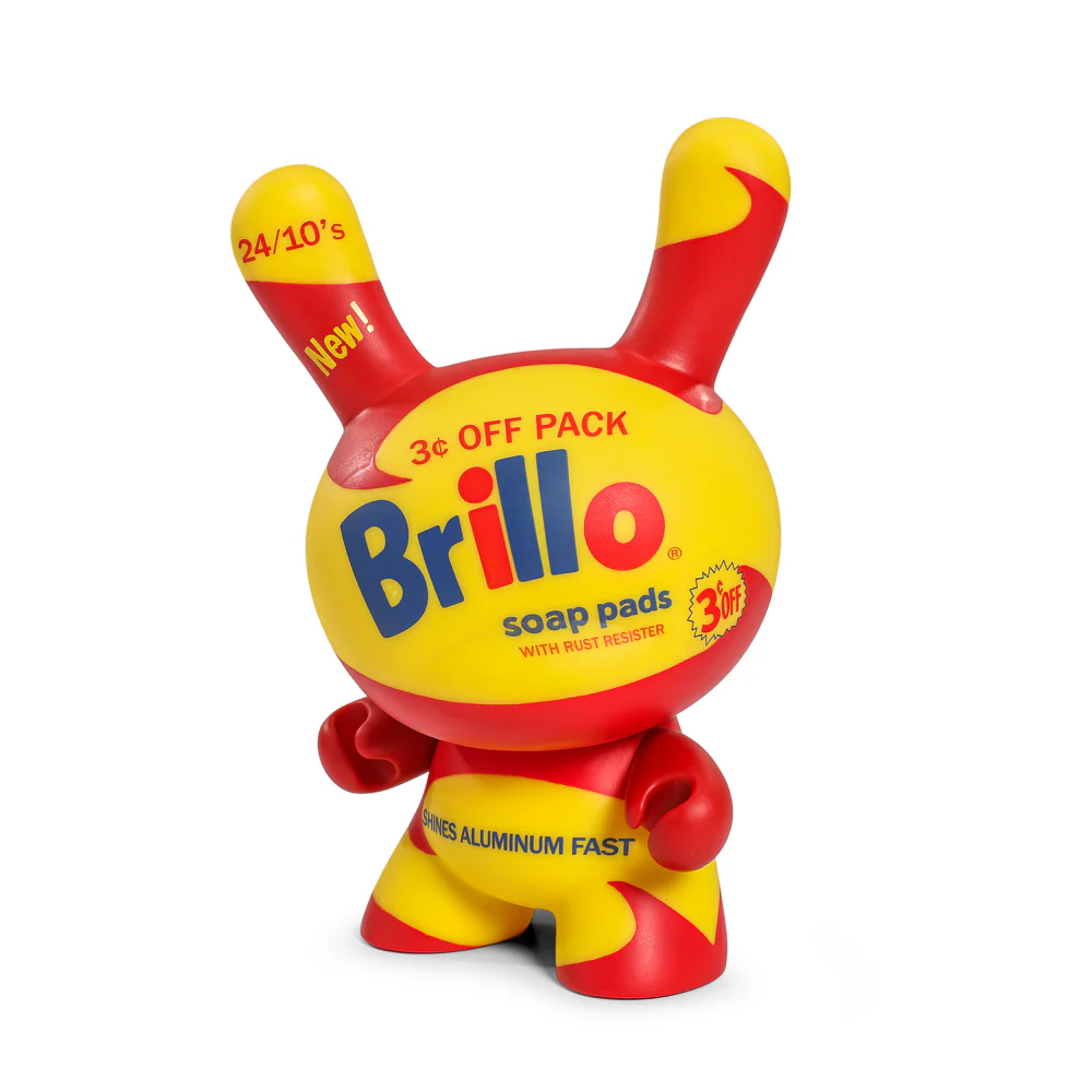Andy Warhol 8" Masterpiece Vinyl Yellow Brillo Box Dunny - Limited Edition of 300 - Image 15