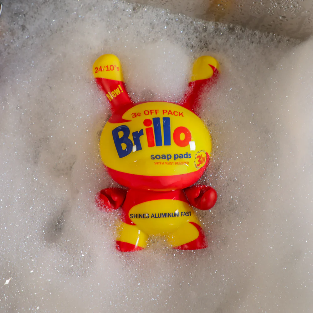 Andy Warhol 8" Masterpiece Vinyl Yellow Brillo Box Dunny - Limited Edition of 300 - Image 16