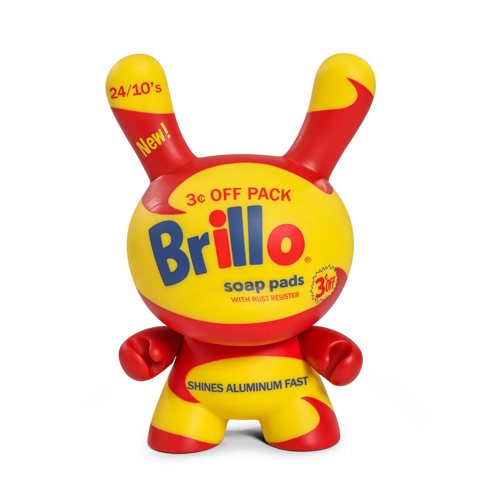 Andy Warhol 8" Masterpiece Vinyl Yellow Brillo Box Dunny - Limited Edition of 300 - Image 7