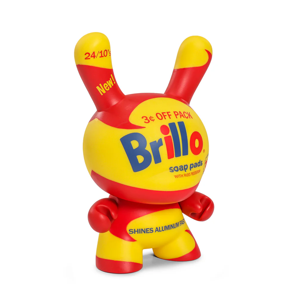 Andy Warhol 8" Masterpiece Vinyl Yellow Brillo Box Dunny - Limited Edition of 300 - Image 8