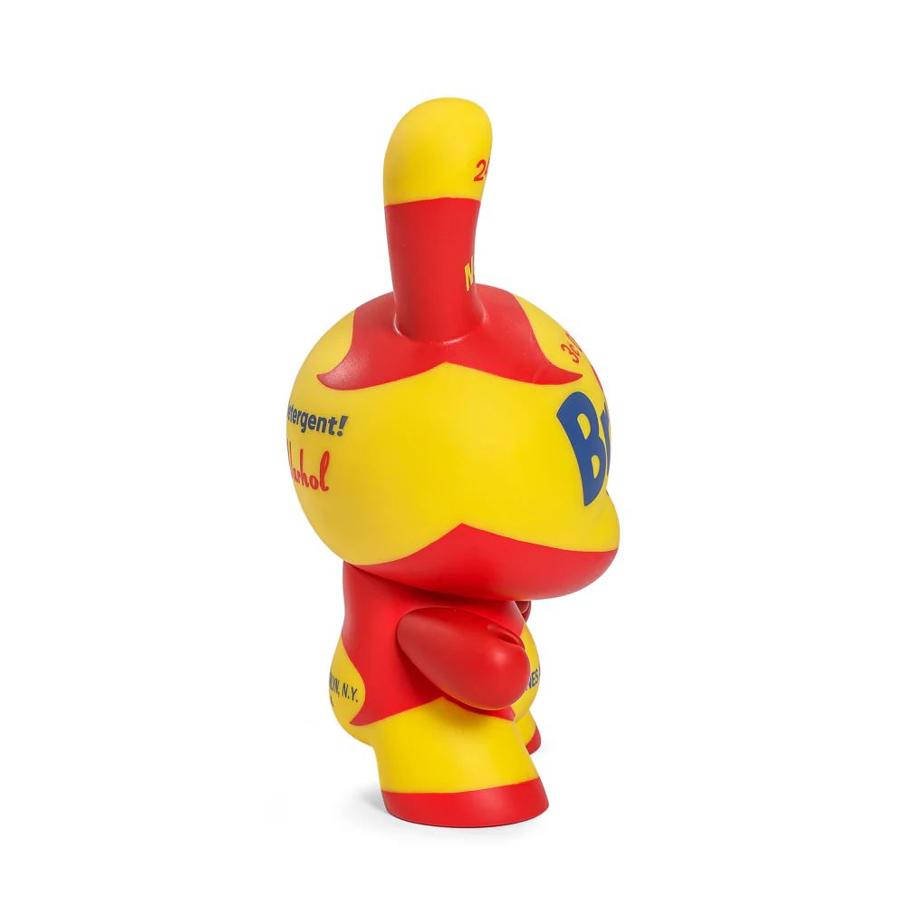 Andy Warhol 8" Masterpiece Vinyl Yellow Brillo Box Dunny - Limited Edition of 300 - Image 9