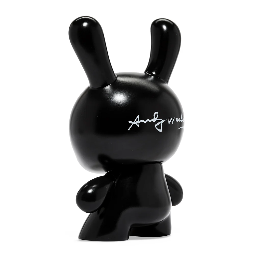 Andy Warhol Fright Wig Self-Portrait 8" Masterpiece Dunny - Monochrome Edition - Image 7
