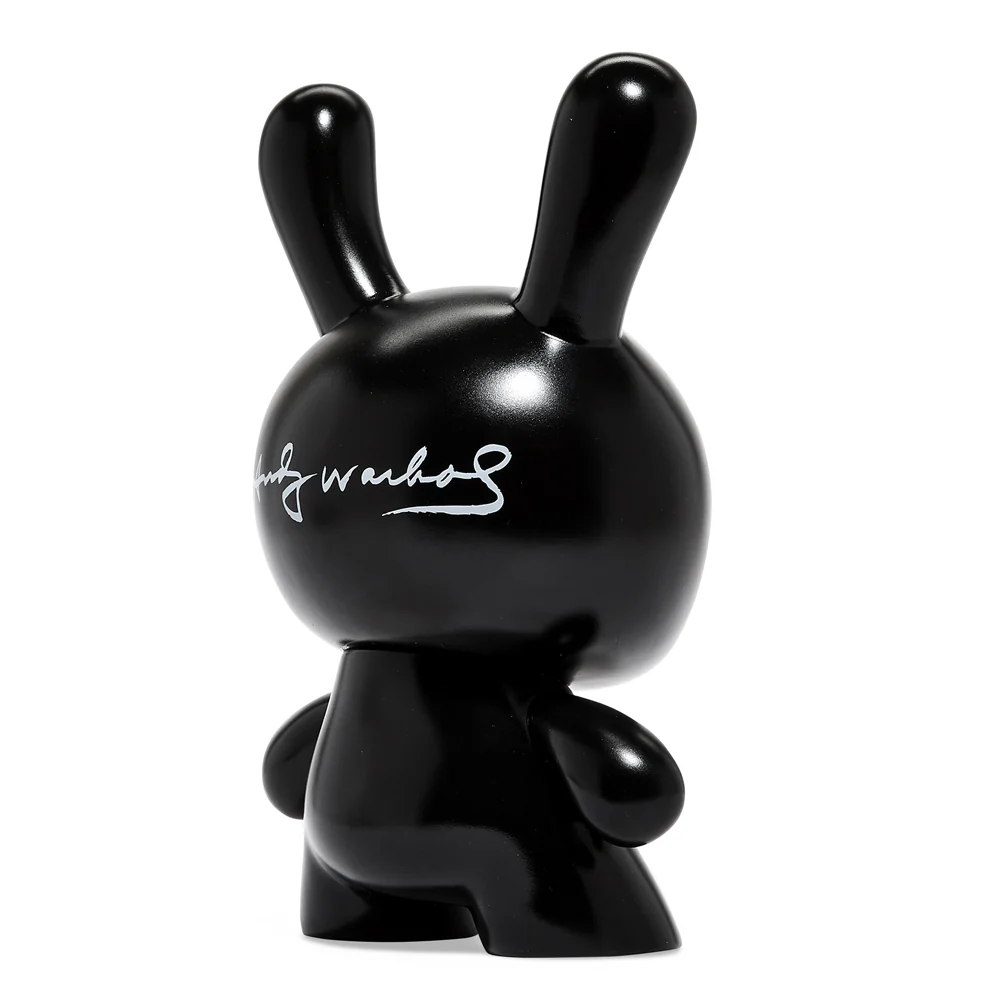 Andy Warhol Fright Wig Self-Portrait 8" Masterpiece Dunny - Monochrome Edition - Image 8