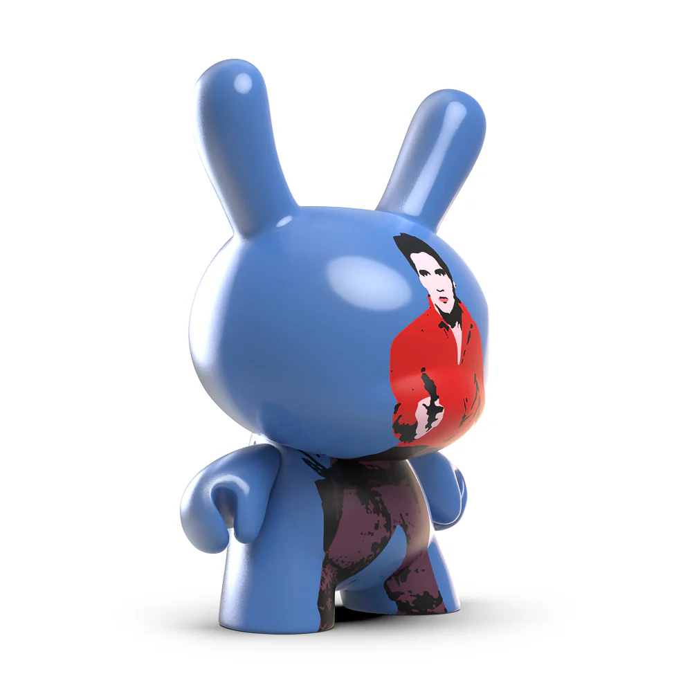 Andy Warhol 8” Masterpiece Flaming Star Elvis Dunny Art Figure - Limited Edition of 500 - Image 11