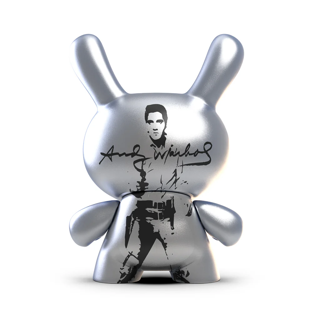 Andy Warhol 8” Masterpiece Flaming Star Elvis Dunny Art Figure - Limited Edition of 500 - Image 3
