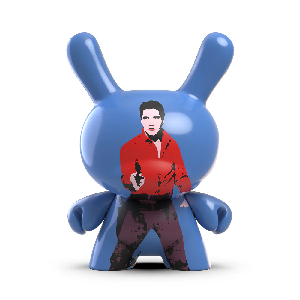 Andy Warhol 8” Masterpiece Flaming Star Elvis Dunny Art Figure - Limited Edition of 500 - Image 5