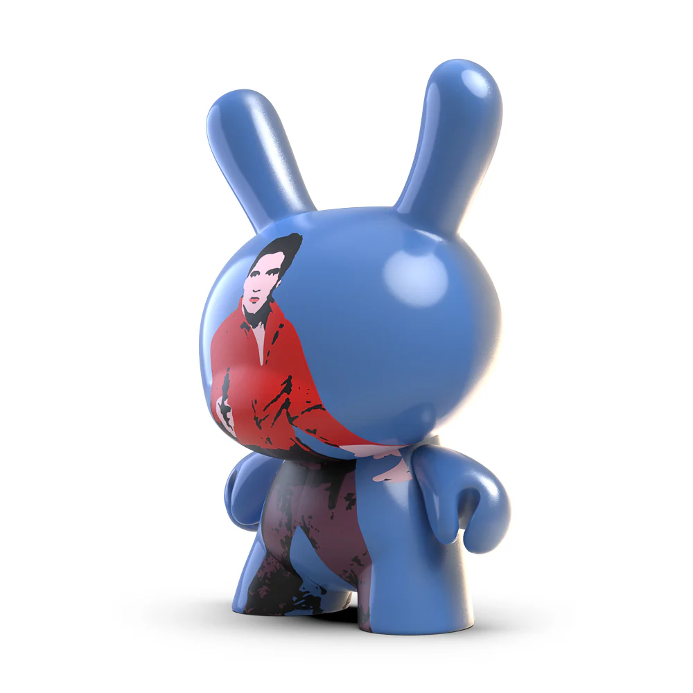 Andy Warhol 8” Masterpiece Flaming Star Elvis Dunny Art Figure - Limited Edition of 500 - Image 6
