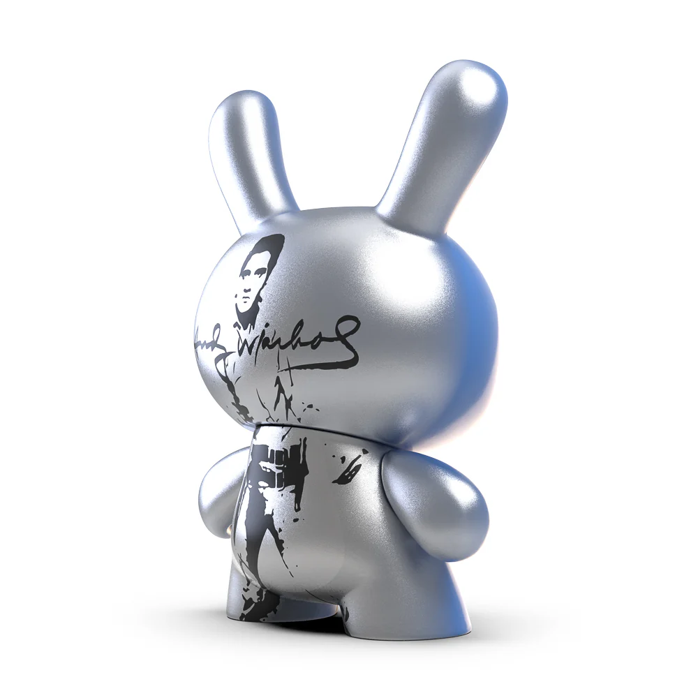 Andy Warhol 8” Masterpiece Flaming Star Elvis Dunny Art Figure - Limited Edition of 500 - Image 9
