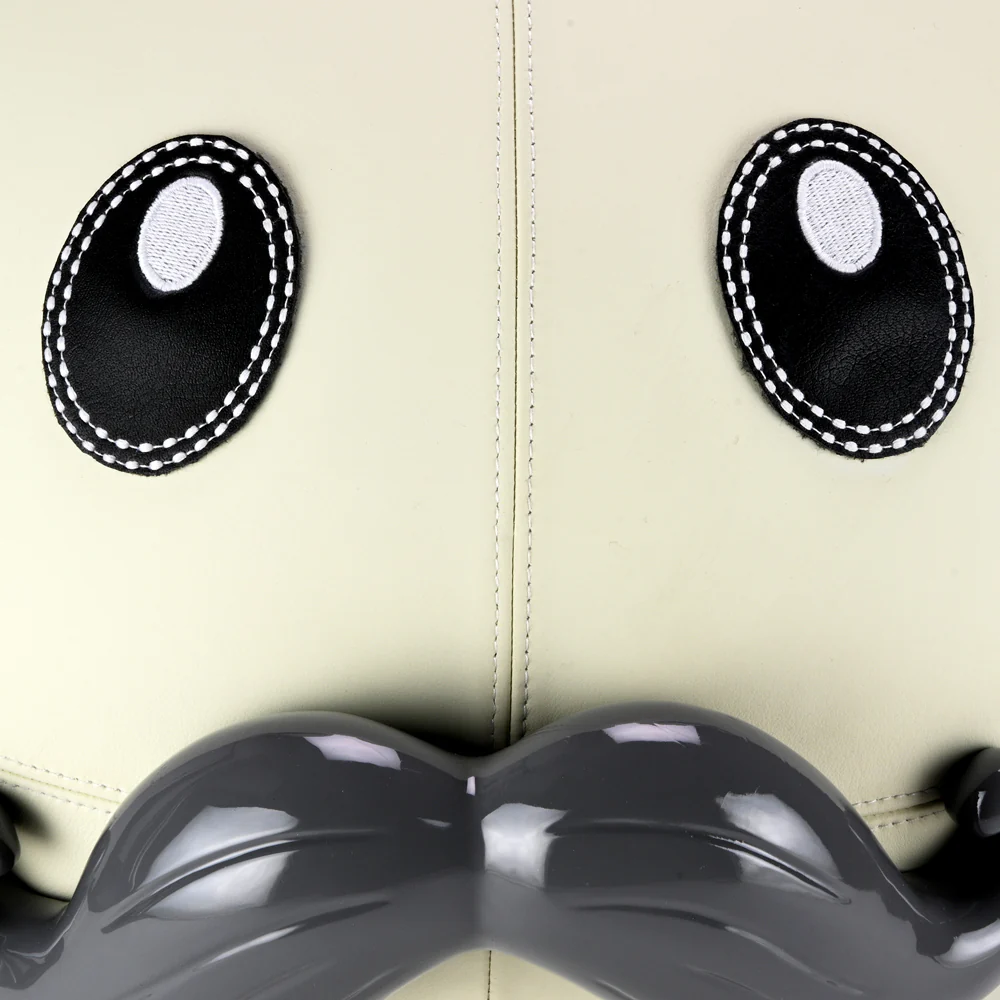 Kidrobot Leather Happy Labbit Stool  - Virgin White Edition - Image 8