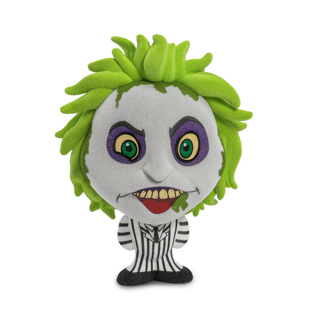 Beetlejuice Beetlejuice - Lydia Deetz & Beetlejuice Bhunny 4” Flocked Vinyl Figures Bundle - Image 3