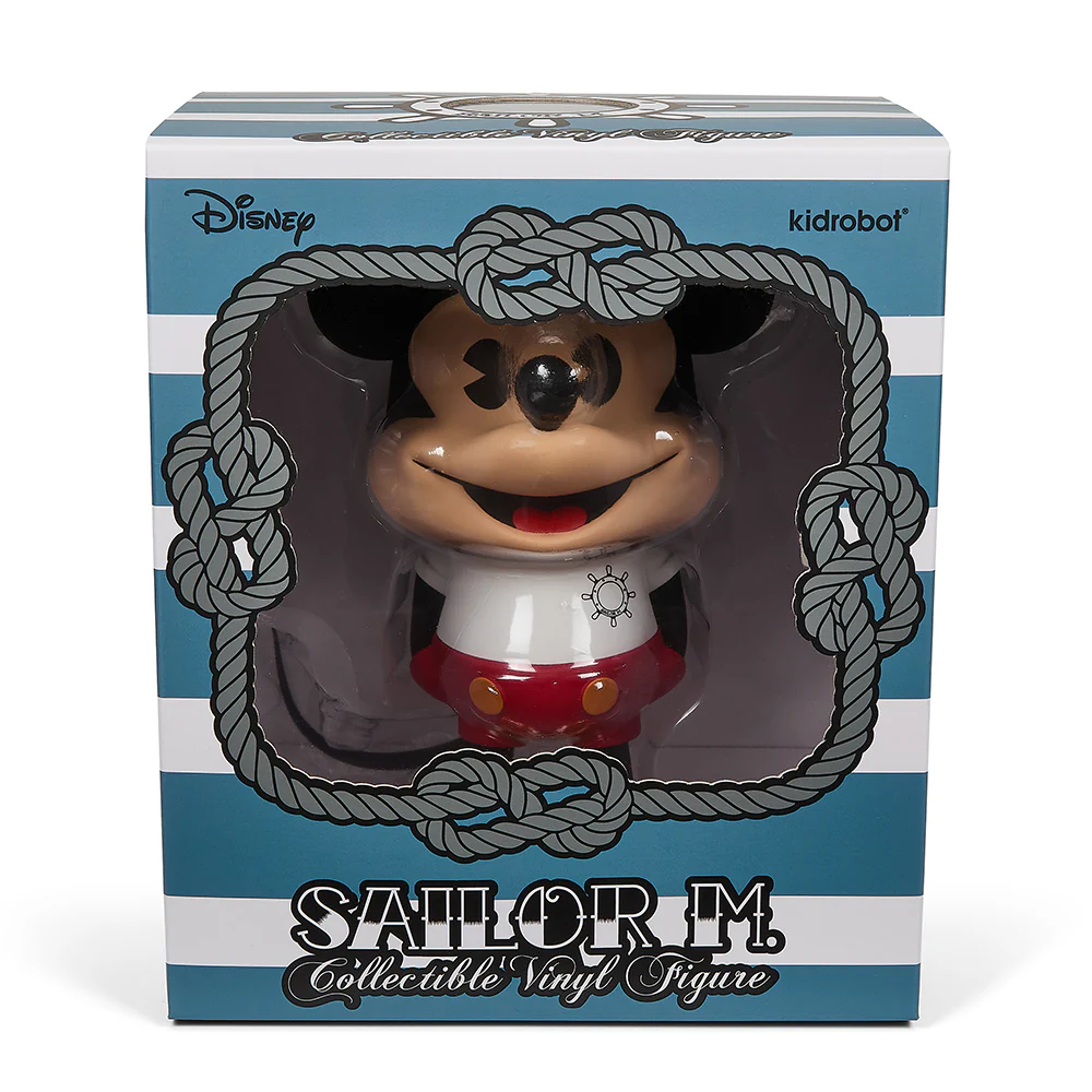 Disney Mickey Mouse "Sailor M." 8-inch Collectible Vinyl Figure by Pasa - Image 12