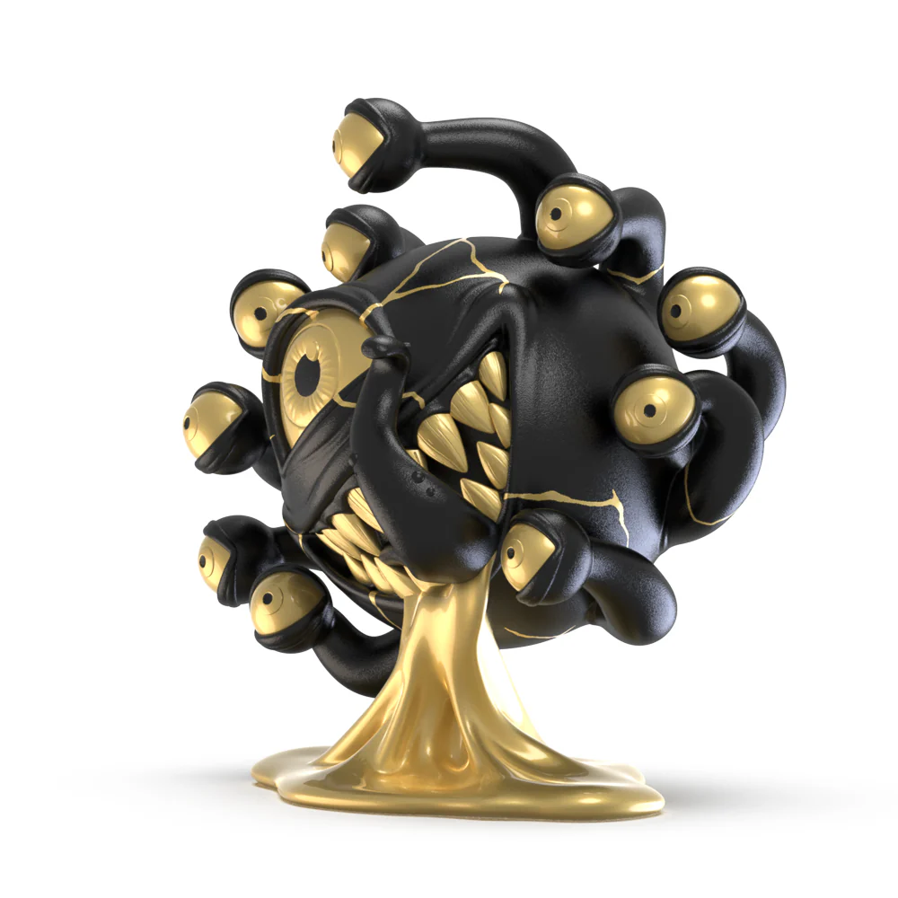 Dungeons & Dragons: Beholder 7" Resin Art Figure - 50th Anniversary Edition by Kidrobot - Image 6