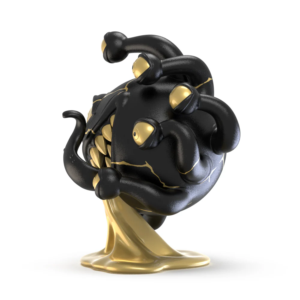 Dungeons & Dragons: Beholder 7" Resin Art Figure - 50th Anniversary Edition by Kidrobot - Image 7