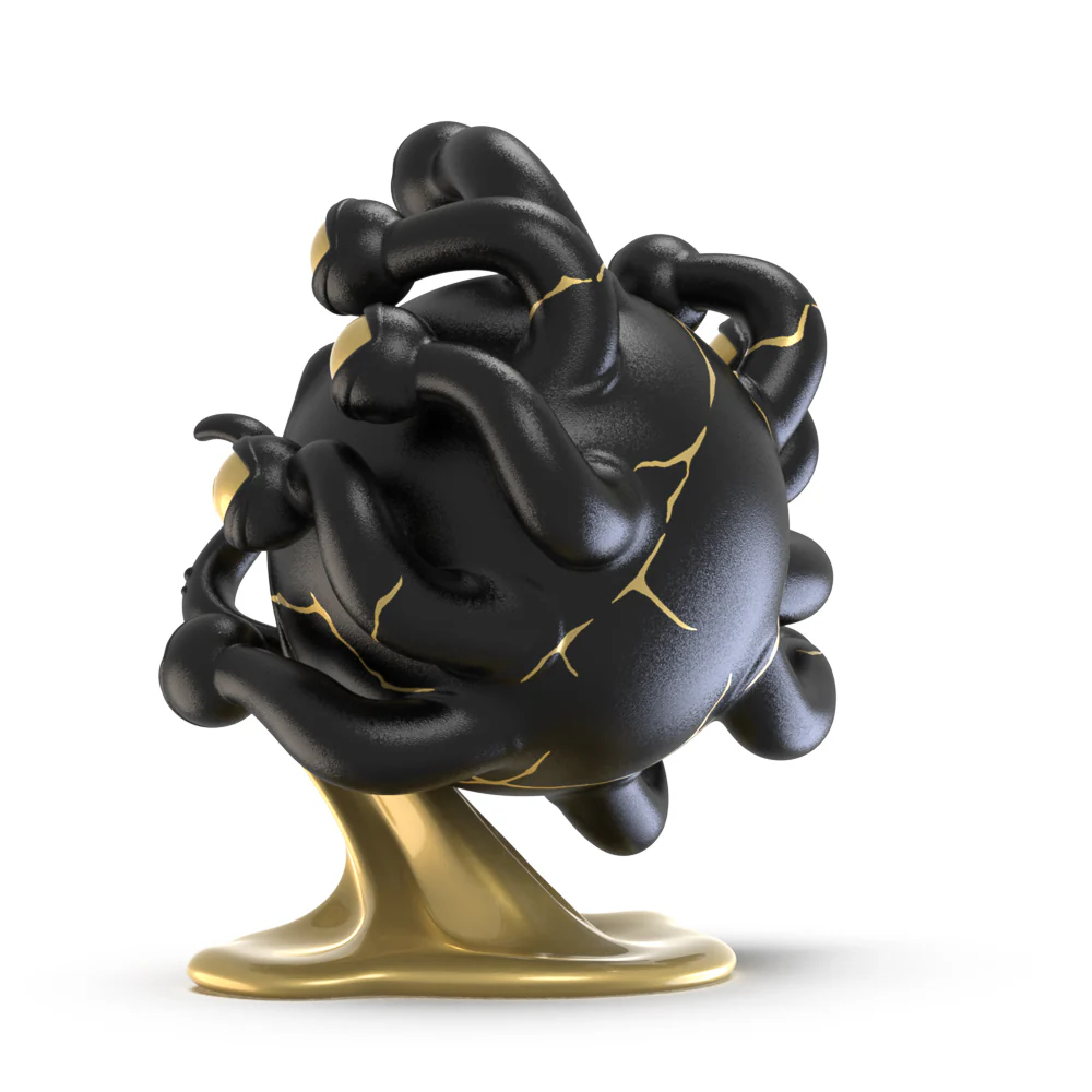 Dungeons & Dragons: Beholder 7" Resin Art Figure - 50th Anniversary Edition by Kidrobot - Image 8