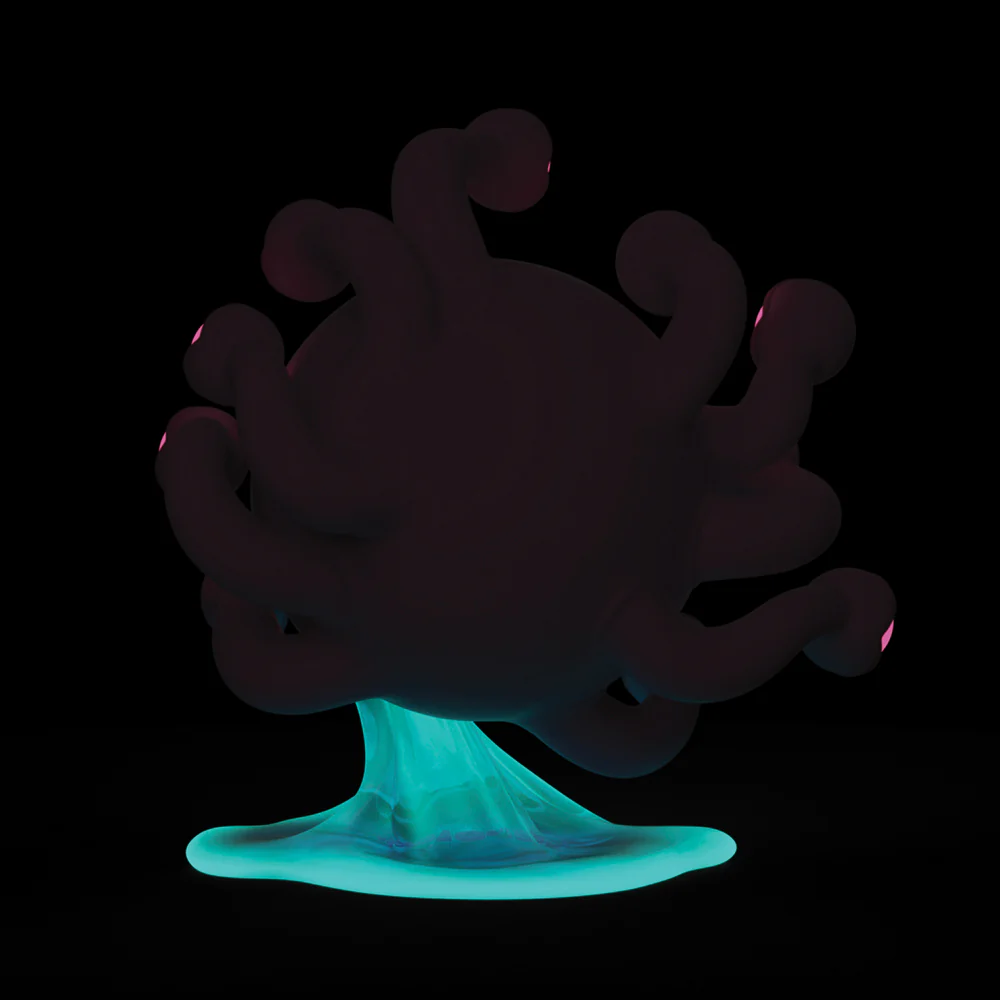 Dungeons & Dragons: Beholder 7" Resin Figure - Glow-In-The-Dark Edition by Kidrobot - Image 10