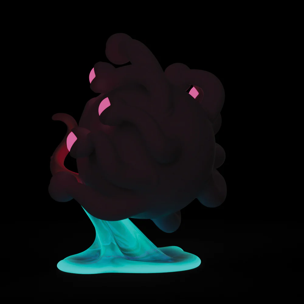 Dungeons & Dragons: Beholder 7" Resin Figure - Glow-In-The-Dark Edition by Kidrobot - Image 11