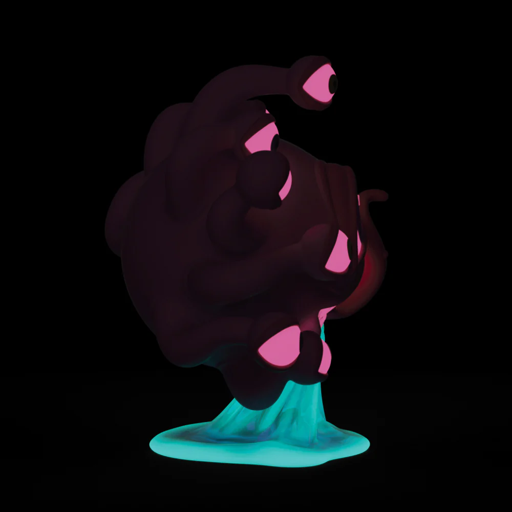 Dungeons & Dragons: Beholder 7" Resin Figure - Glow-In-The-Dark Edition by Kidrobot - Image 8