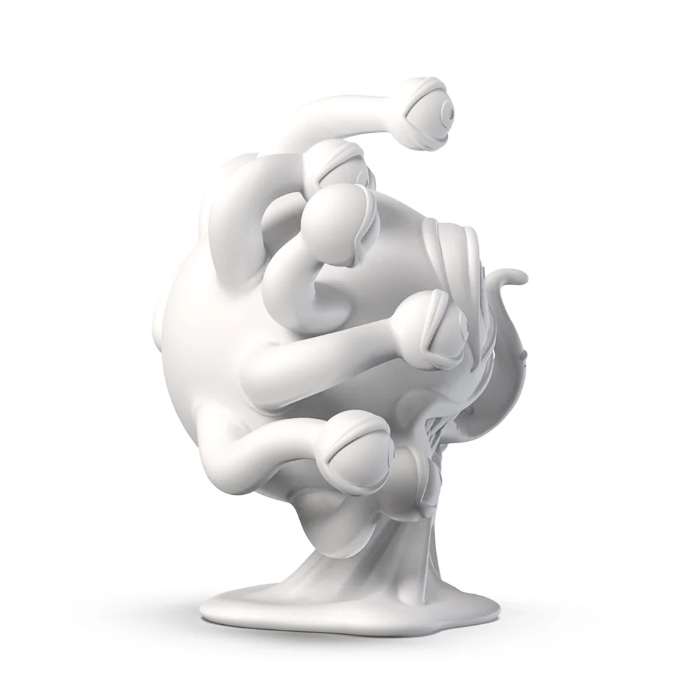 Dungeons & Dragons: Beholder 7" Resin Blank Art Figure by Kidrobot - Image 4