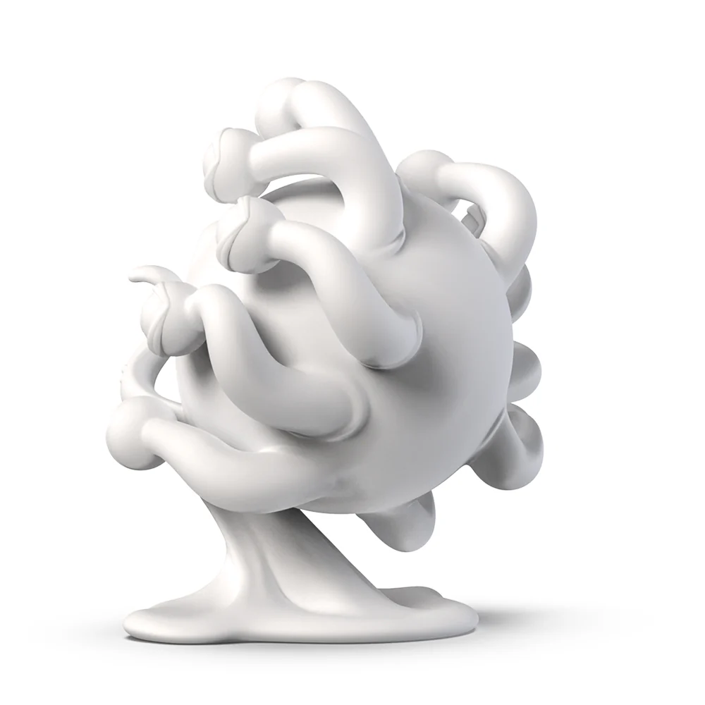 Dungeons & Dragons: Beholder 7" Resin Blank Art Figure by Kidrobot - Image 7