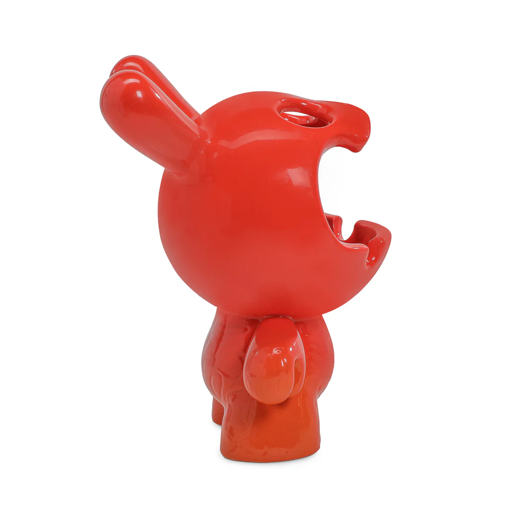 Fine Ash Dunny 5" Ceramic Ashtray Figure - Sunset Orange Edition - Image 8