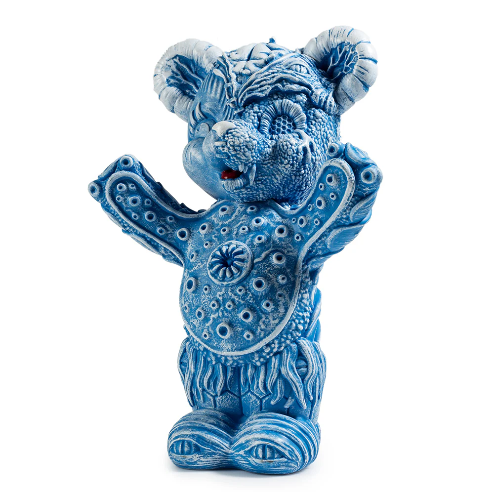 Free Hugs Bear Art Figure  - Blue Edition - Image 6