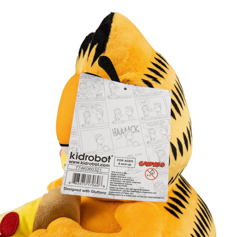 Garfield Overstuffed Pizza 13" Medium Plush by Kidrobot - Image 8
