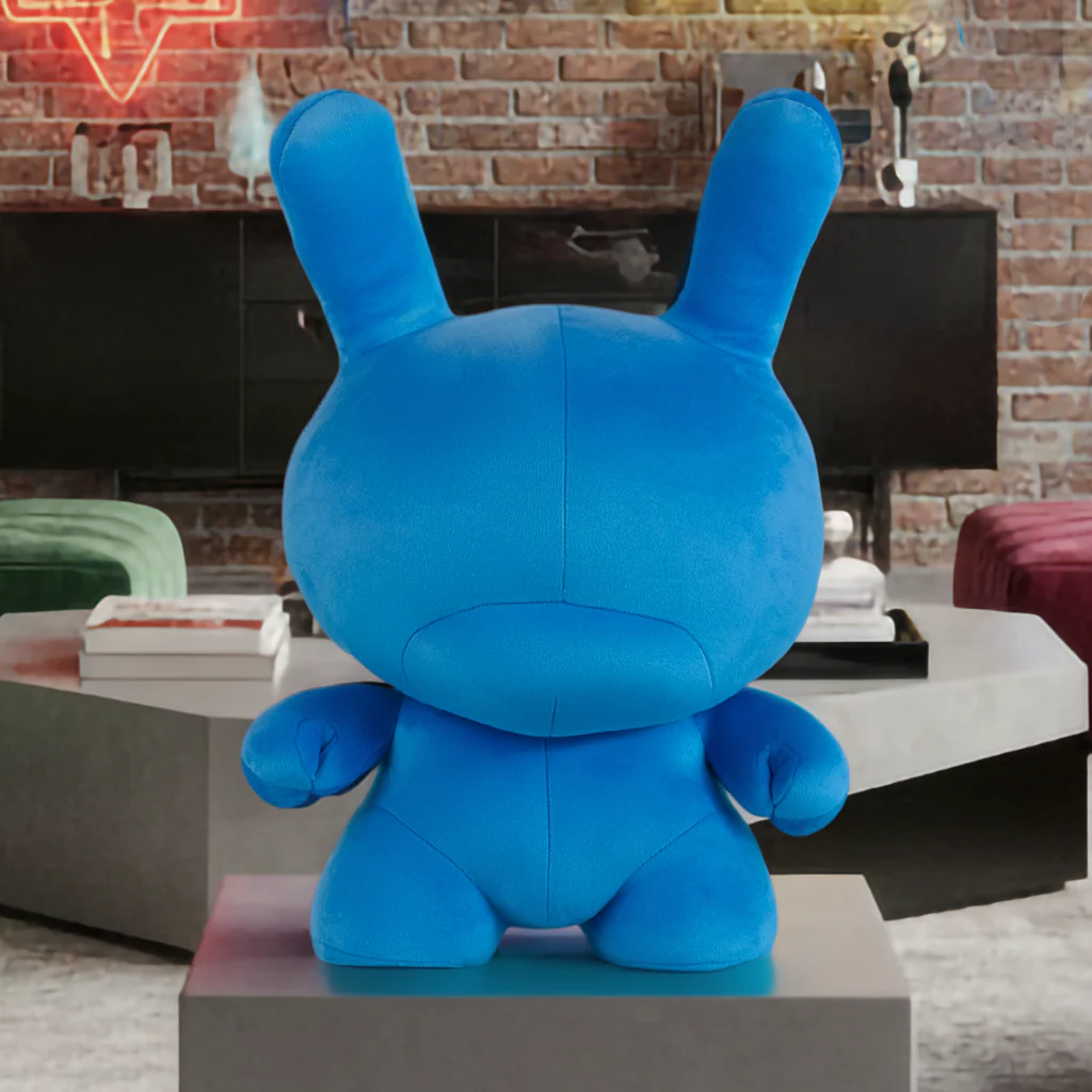 Kidrobot Cyan Dunny 20″ Premium Designer Plush Art Toy - Image 5