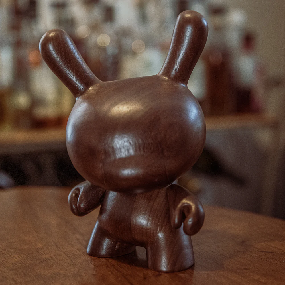 Kidrobot RAW Black Walnut 8" Wood Dunny (Limited Edition of 1000) (PRE-ORDER) - Image 17