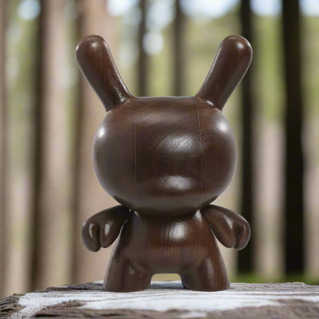 Kidrobot RAW Black Walnut 8" Wood Dunny (Limited Edition of 1000) (PRE-ORDER) - Image 18