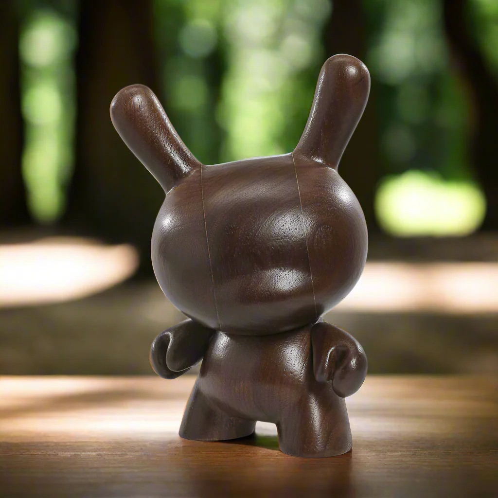 Kidrobot RAW Black Walnut 8" Wood Dunny (Limited Edition of 1000) (PRE-ORDER) - Image 19