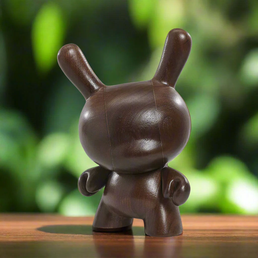 Kidrobot RAW Black Walnut 8" Wood Dunny (Limited Edition of 1000) (PRE-ORDER) - Image 20