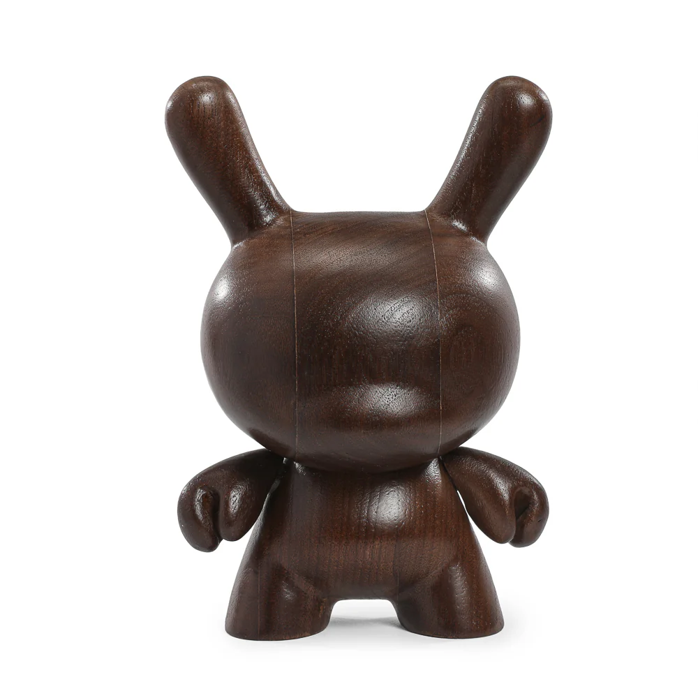 Kidrobot RAW Black Walnut 8" Wood Dunny (Limited Edition of 1000) (PRE-ORDER) - Image 6