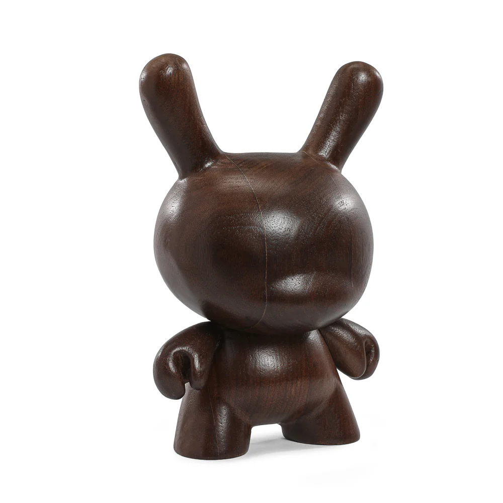 Kidrobot RAW Black Walnut 8" Wood Dunny (Limited Edition of 1000) (PRE-ORDER) - Image 7