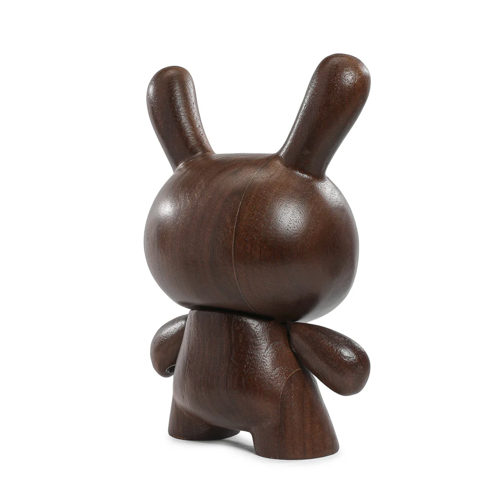 Kidrobot RAW Black Walnut 8" Wood Dunny (Limited Edition of 1000) (PRE-ORDER) - Image 9