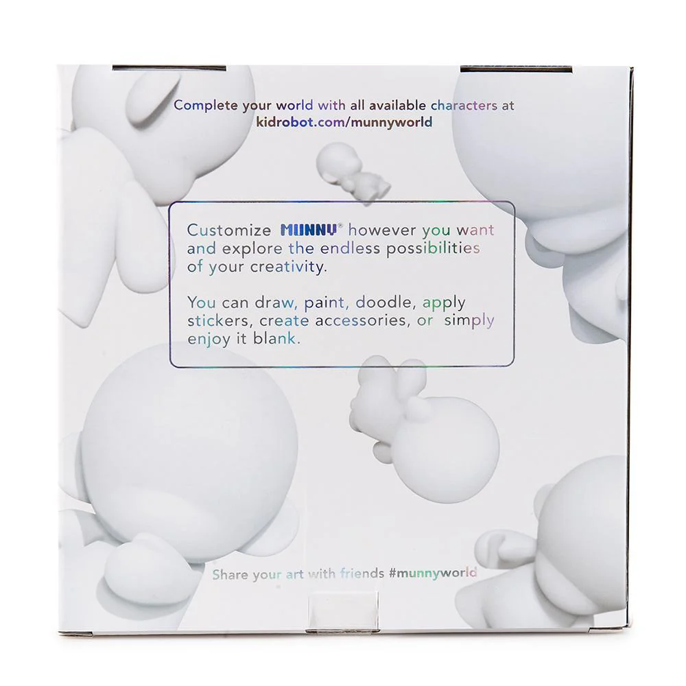 MUNNYWORLD 7" MUNNY Blank Art Toy by Kidrobot - Image 8