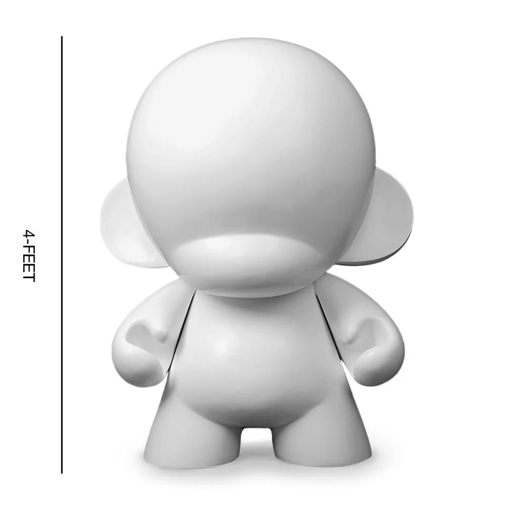 MUNNYWORLD Monsta Munny 4-Foot Art Giant by Kidrobot - Primed White Edition (PRE-ORDER) - Image 6