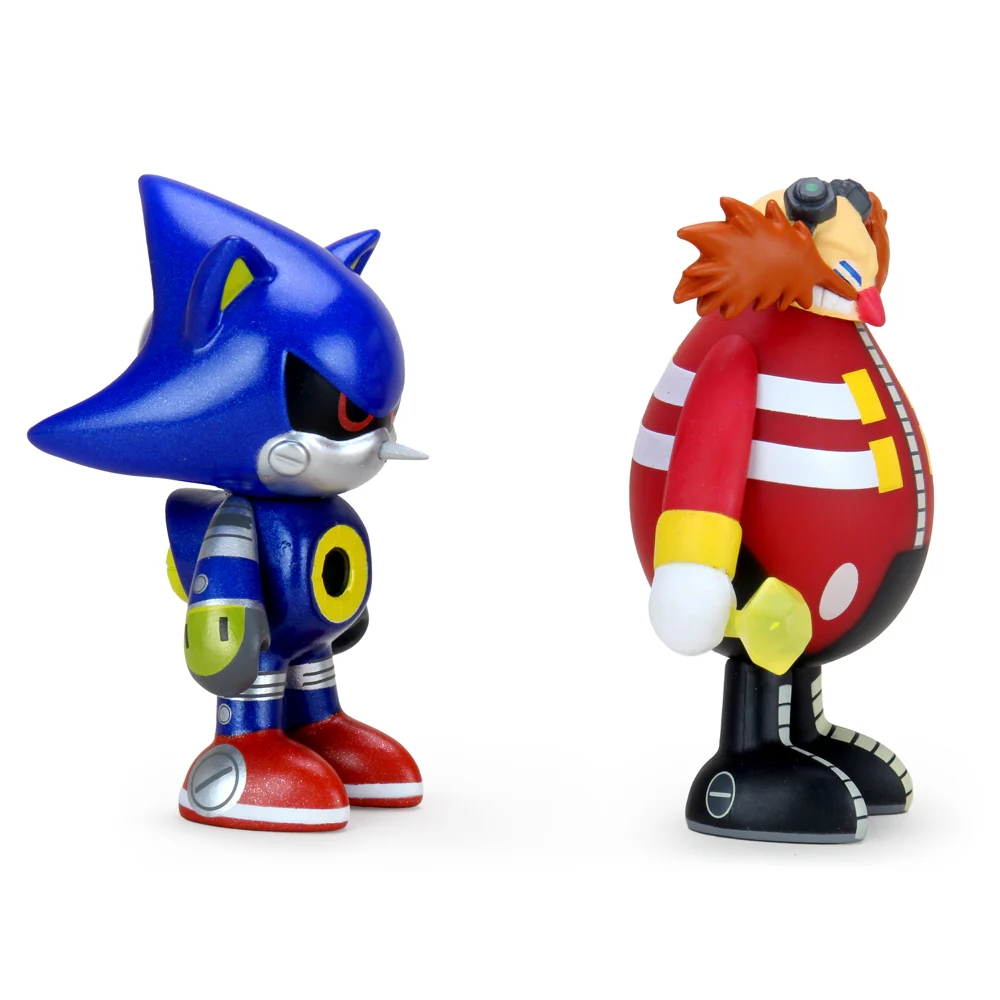 Sonic the Hedgehog 3" Vinyl Figure Dr. Robotnic and Metal Sonic 2-Pack - Image 4